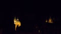 Night picture of prague city center Royalty Free Stock Photo