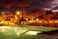 Night Pool Royalty Free Stock Photo