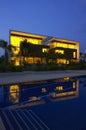 Night pool villa