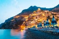 Beautiful coastal towns of Italy - scenic Positano in Amalfi coast Royalty Free Stock Photo