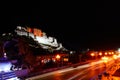 Night at the potala palace in Tibet