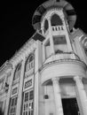 night potrait of an old building