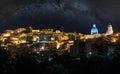 Night Ragusa town view, Sicily, Italy Royalty Free Stock Photo