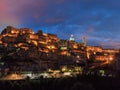 Night Ragusa town view, Sicily, Italy Royalty Free Stock Photo