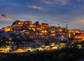 Night Ragusa town view, Sicily, Italy Royalty Free Stock Photo