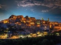 Night Ragusa town view, Sicily, Italy Royalty Free Stock Photo