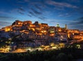 Night Ragusa town view, Sicily, Italy Royalty Free Stock Photo