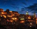 Night Ragusa town view, Sicily, Italy Royalty Free Stock Photo