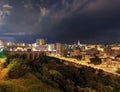 Night Ragusa town view, Sicily, Italy Royalty Free Stock Photo