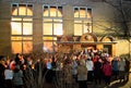 Night religious procession for Easter.