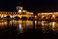 Night at the Republic Square in Yerevan, Armen Royalty Free Stock Photo