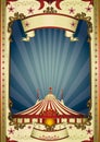 Night retro circus big top Royalty Free Stock Photo