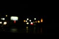 Night road lights blurred background or texture Royalty Free Stock Photo