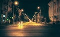 Night russian street