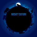 Night Safari Royalty Free Stock Photo