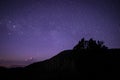 Gerardo de Dota, Costa Rica, starry sky and milky way, before dawn