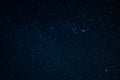 Night scape with beautiful stary sky at the high mountain. Star texture. Space background. I Royalty Free Stock Photo