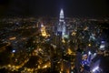 Night scape of kuala lumpur Royalty Free Stock Photo