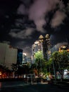 A night at SCBD Jakarta Royalty Free Stock Photo