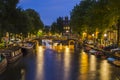 Night scene in Amsterdam