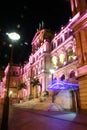 Night scene of Brisbane Treasury Casino Royalty Free Stock Photo