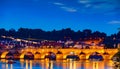 Night scene of Charles Bridge