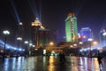 Night Scene of Chongqing port Royalty Free Stock Photo