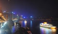 Night Scene of Chongqing port Royalty Free Stock Photo