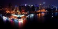 Night Scene of Chongqing port 2 Royalty Free Stock Photo