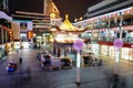 Night Scene at the city square at Wuxi, China Royalty Free Stock Photo