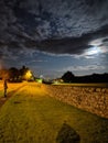 Night scene Daddry Shield, Weardale