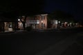 Downtown Wickenburg, Arizona at night