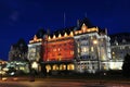 Night scene of empress hotel Royalty Free Stock Photo