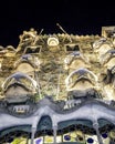 Gaudi Batllo House Building, Barcelona, Spain Royalty Free Stock Photo