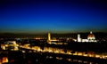 Night scene in Florence city , Italy Royalty Free Stock Photo