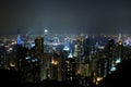 Night scene fo Hong Kong Royalty Free Stock Photo