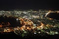 Night scene of the Hakodate Royalty Free Stock Photo