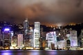 Night scene of the Hong Kong