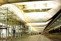 Night scene of the Hong Kong Airport Royalty Free Stock Photo