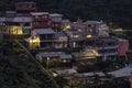 Night scene of Jioufen village, Taipei, Taiwan Royalty Free Stock Photo