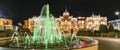 Night scene in kazan , russian federation Royalty Free Stock Photo