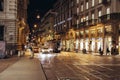 The night scene of Milan