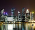 Night scene of modern city Royalty Free Stock Photo