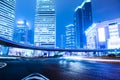 Night scene of modern city Royalty Free Stock Photo