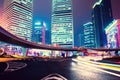 Night scene of modern city Royalty Free Stock Photo