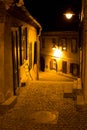 Night scene from an old town