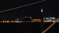 Night scene panorama of Stockholm city hall in Sweden Royalty Free Stock Photo