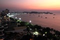 Night scene at Pattaya city