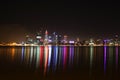 Night scene of Perth City Royalty Free Stock Photo