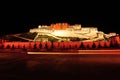 Night scene of potala palace, tibet Royalty Free Stock Photo